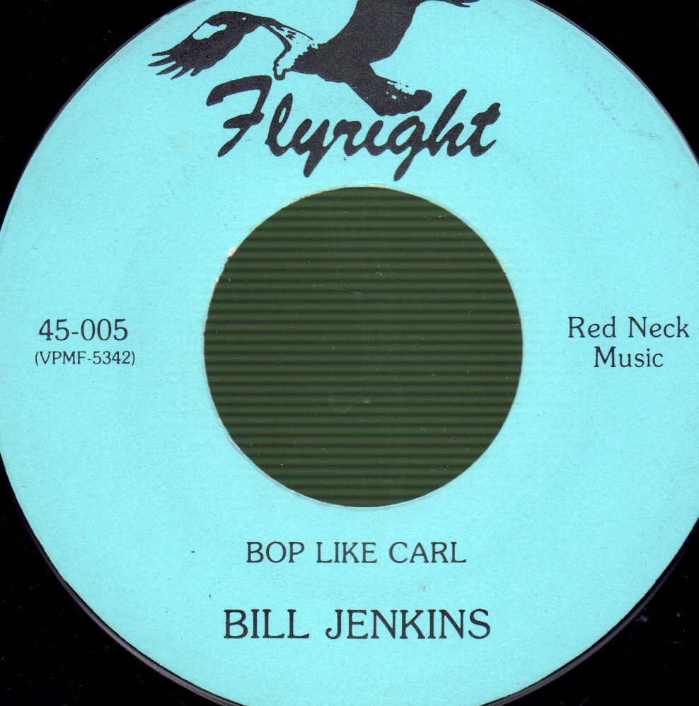 Bill Jenkins - Bop Like Carl - 7 Inch