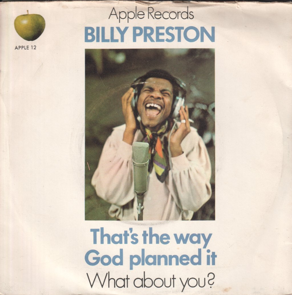 Billy Preston - That's The Way God Planned It - 7 Inch