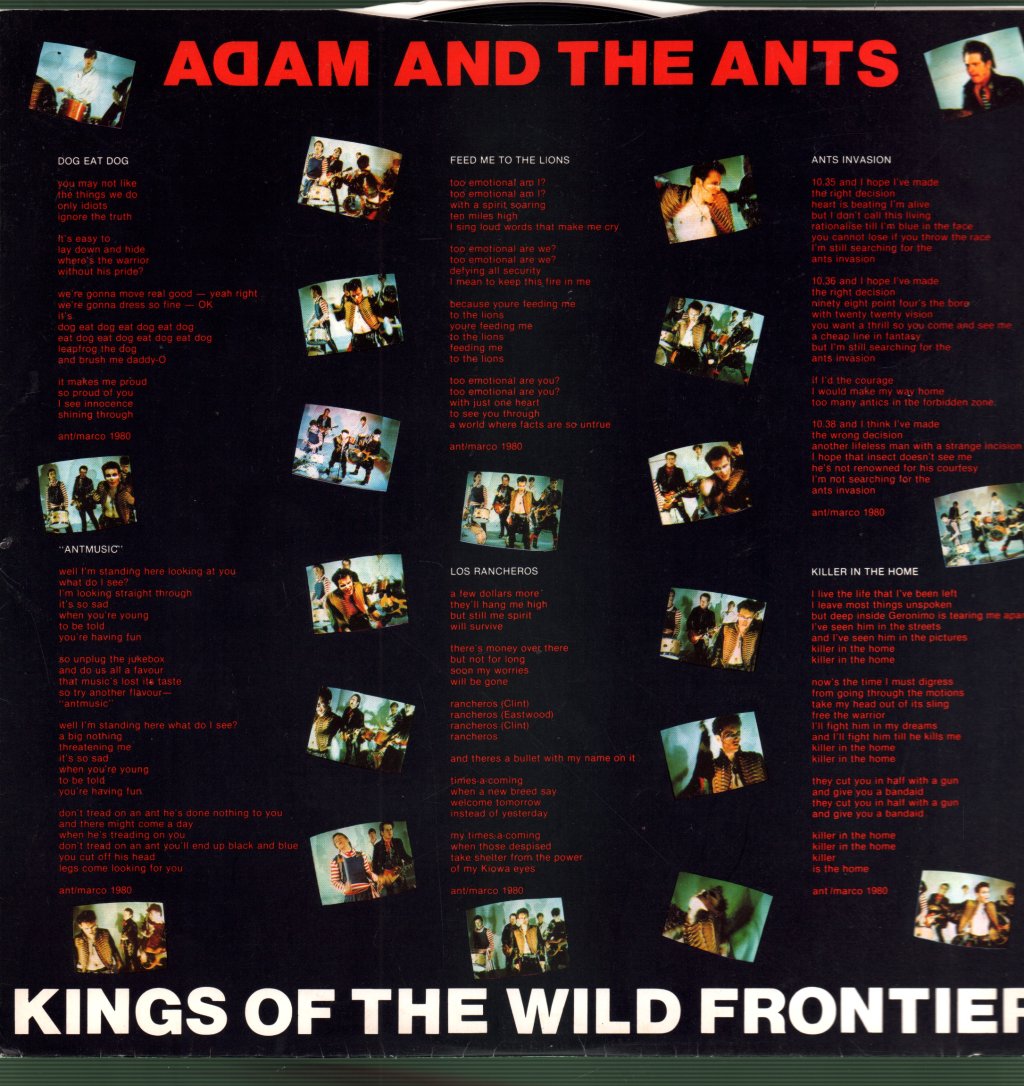 Adam And The Ants - Kings Of The Wild Frontier - Lp