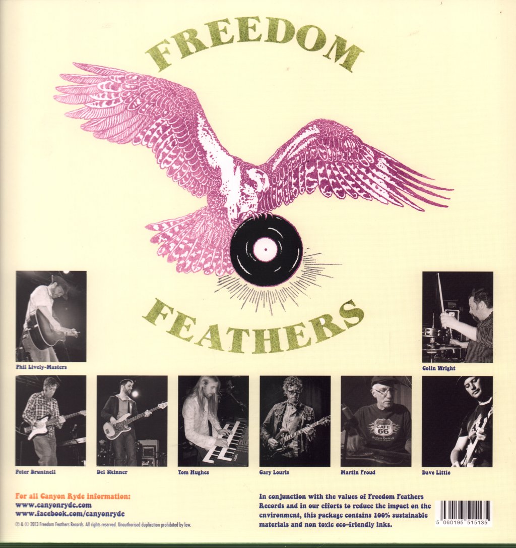 Canyon Ryde - Free To Be - Double Lp