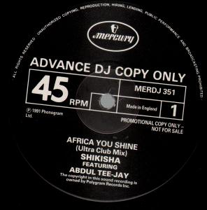 Shikisha - Africa You Shine - 12 Inch