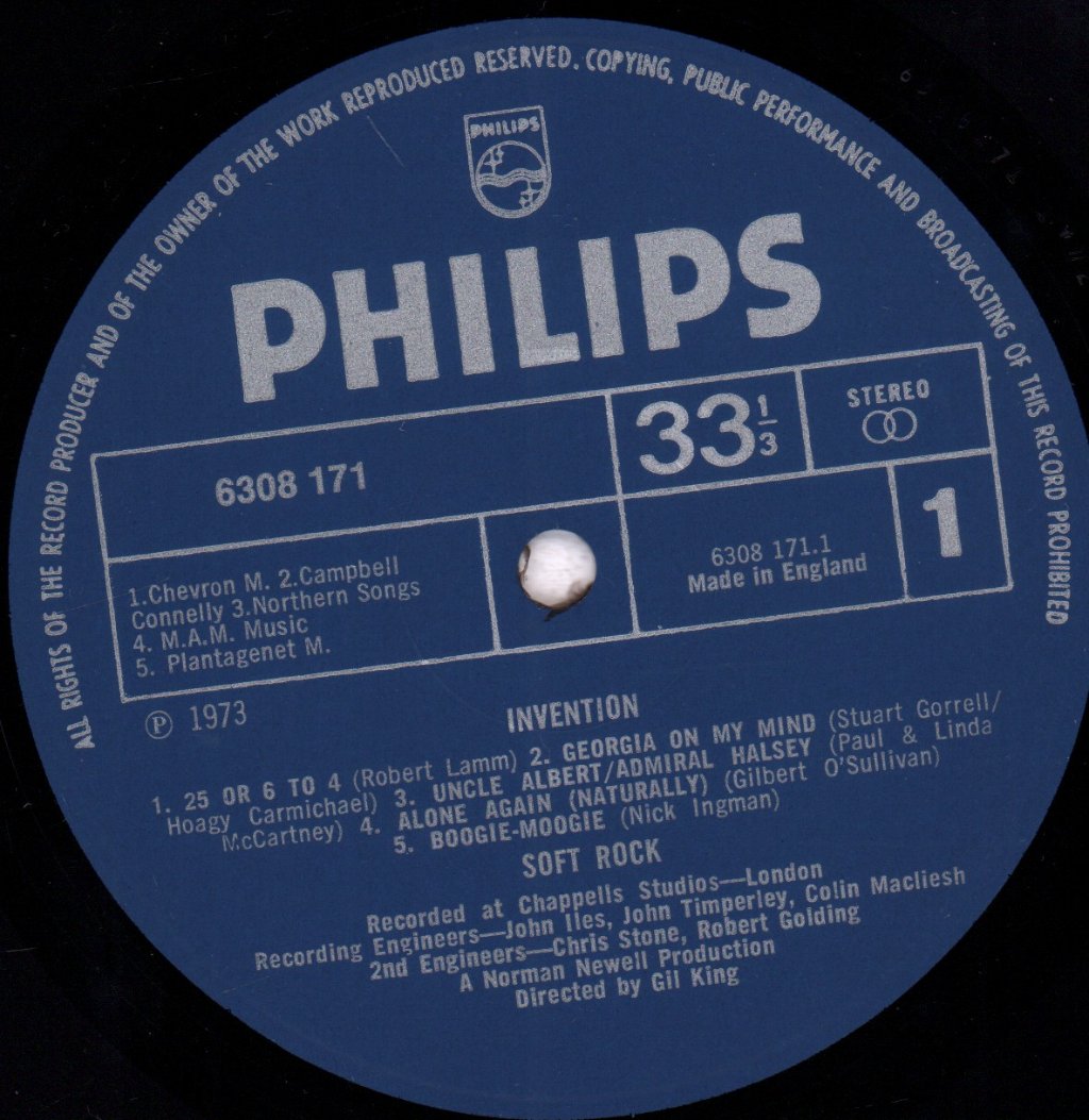 Invention - Soft Rock - Lp