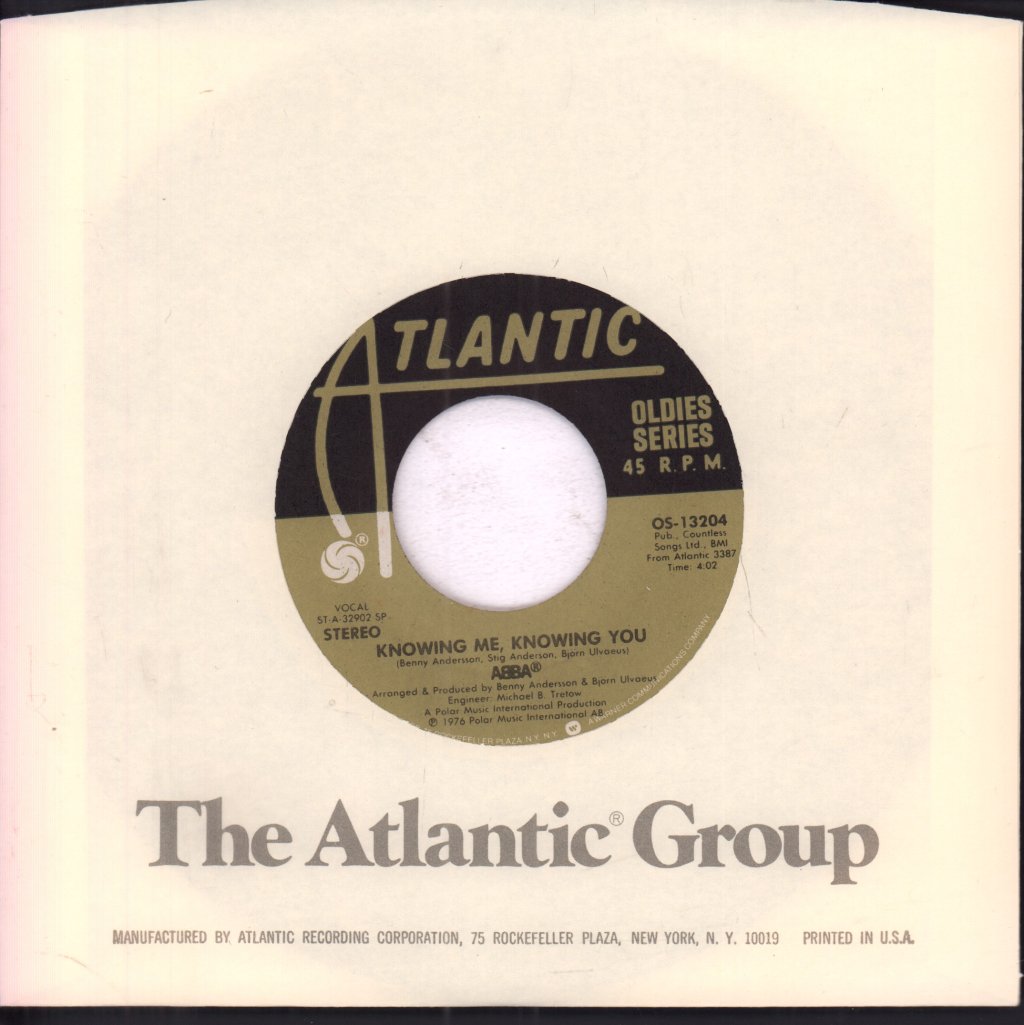 ABBA - Knowing Me, Knowing You - 7 Inch