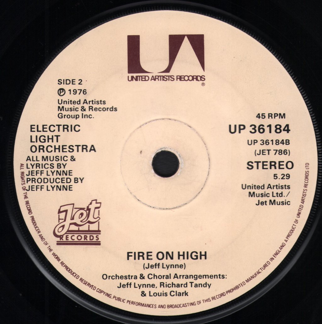 Electric Light Orchestra - Livin' Thing - 7 Inch