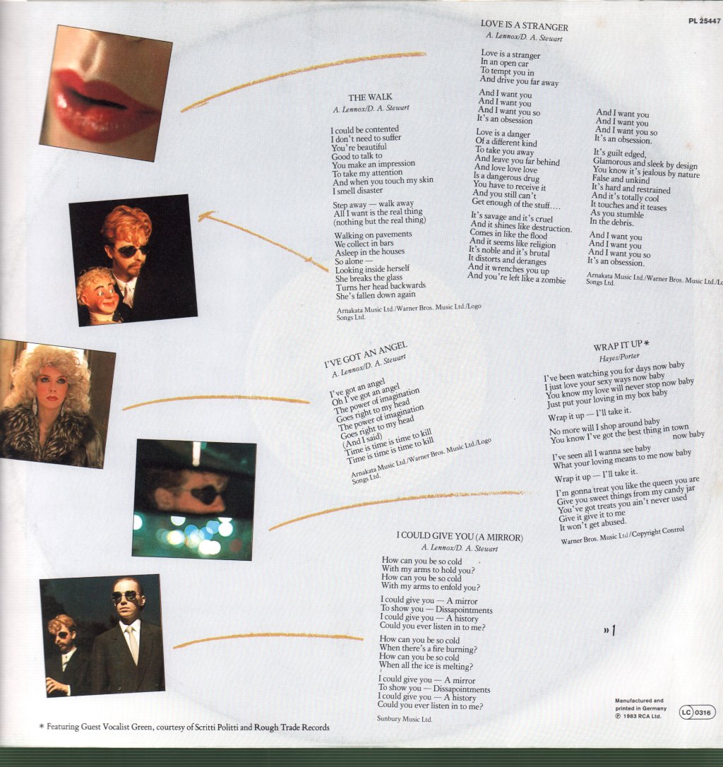 Eurythmics - Sweet Dreams (Are Made Of This) - Lp
