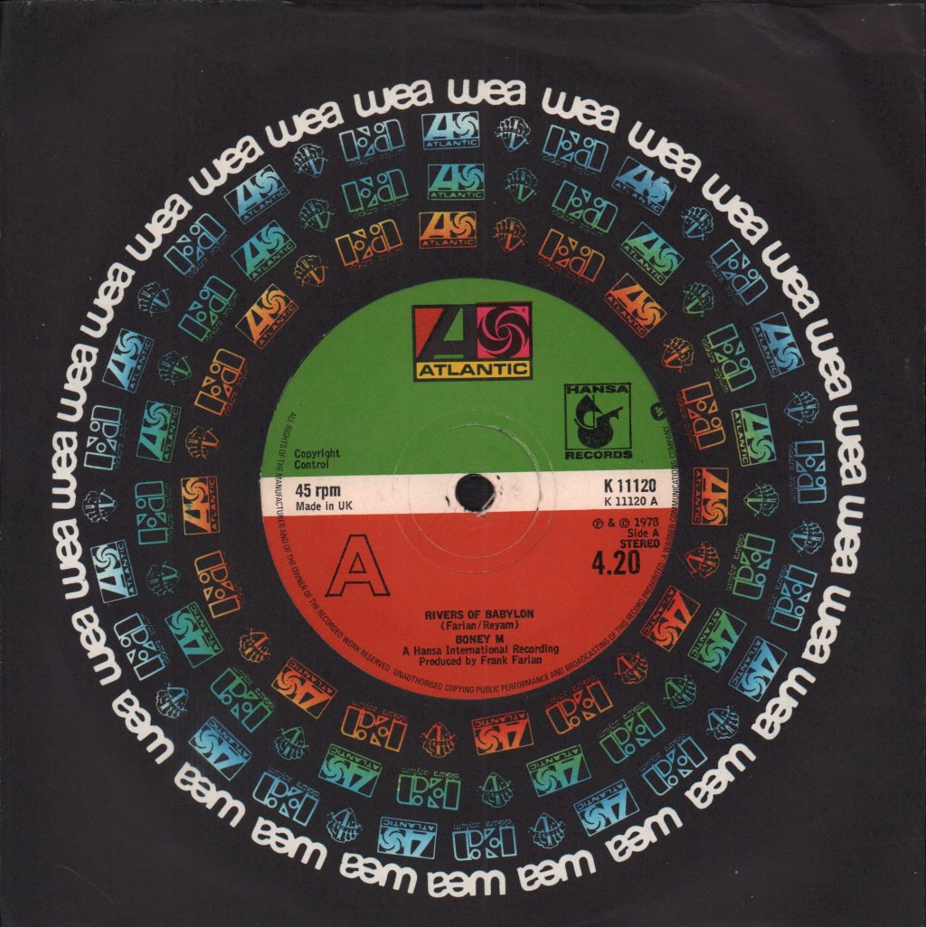 Boney M - Rivers Of Babylon - 7 Inch