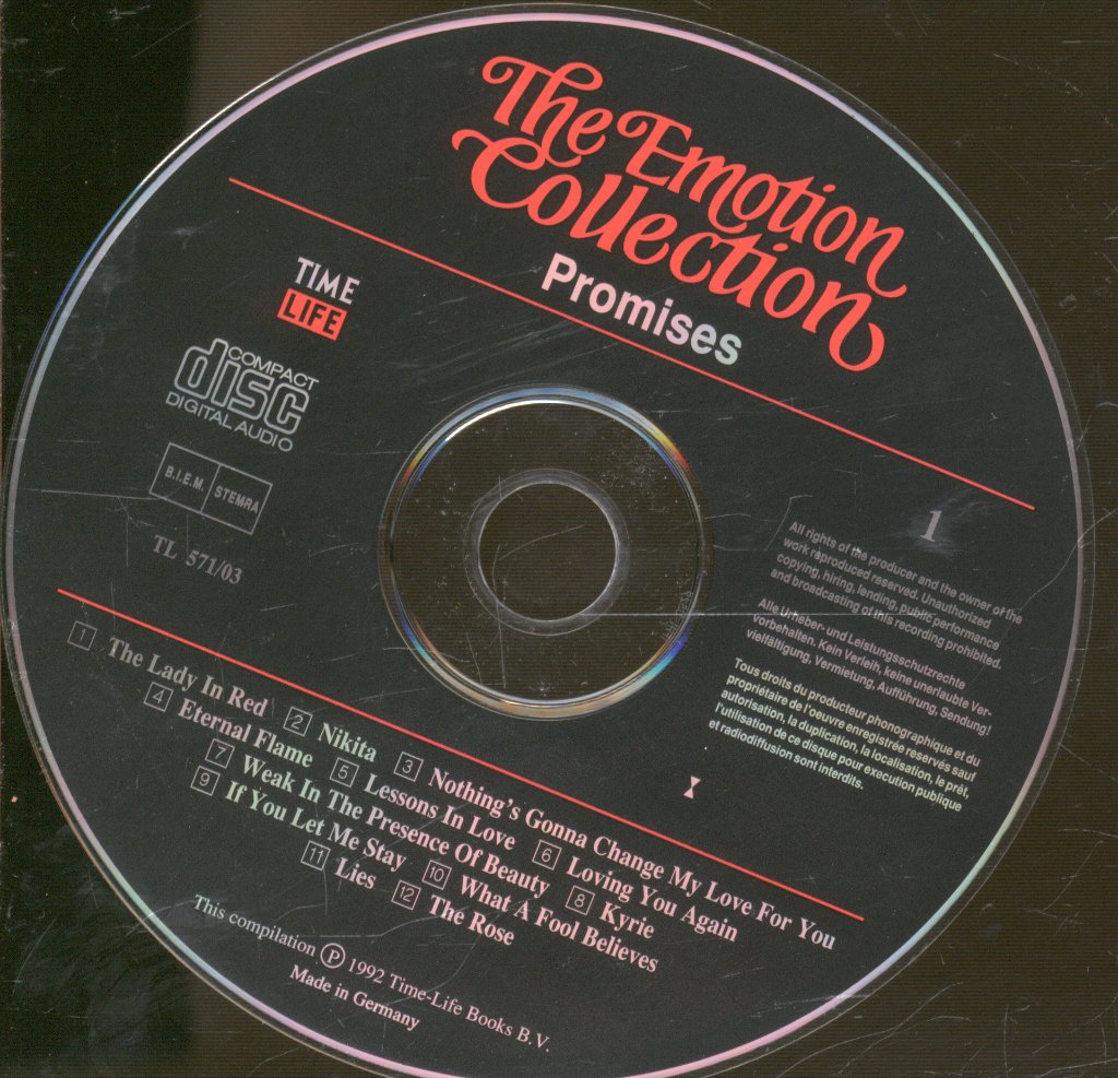 Various Artists - Emotion Collection - Promises - Double Cd