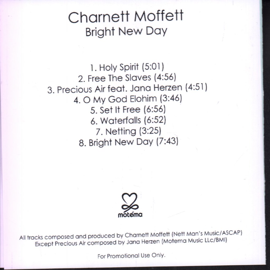 Charnett Moffett - Bright New Day - Cdr