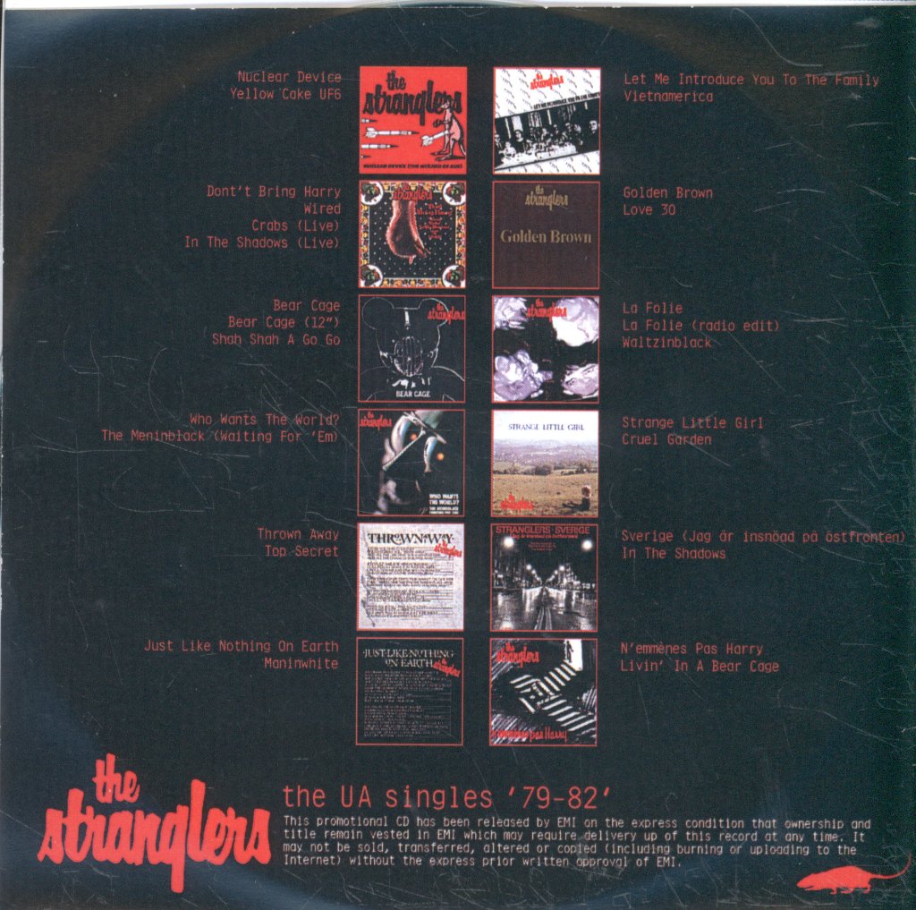Stranglers - UA Singles '79-82' - Cdr