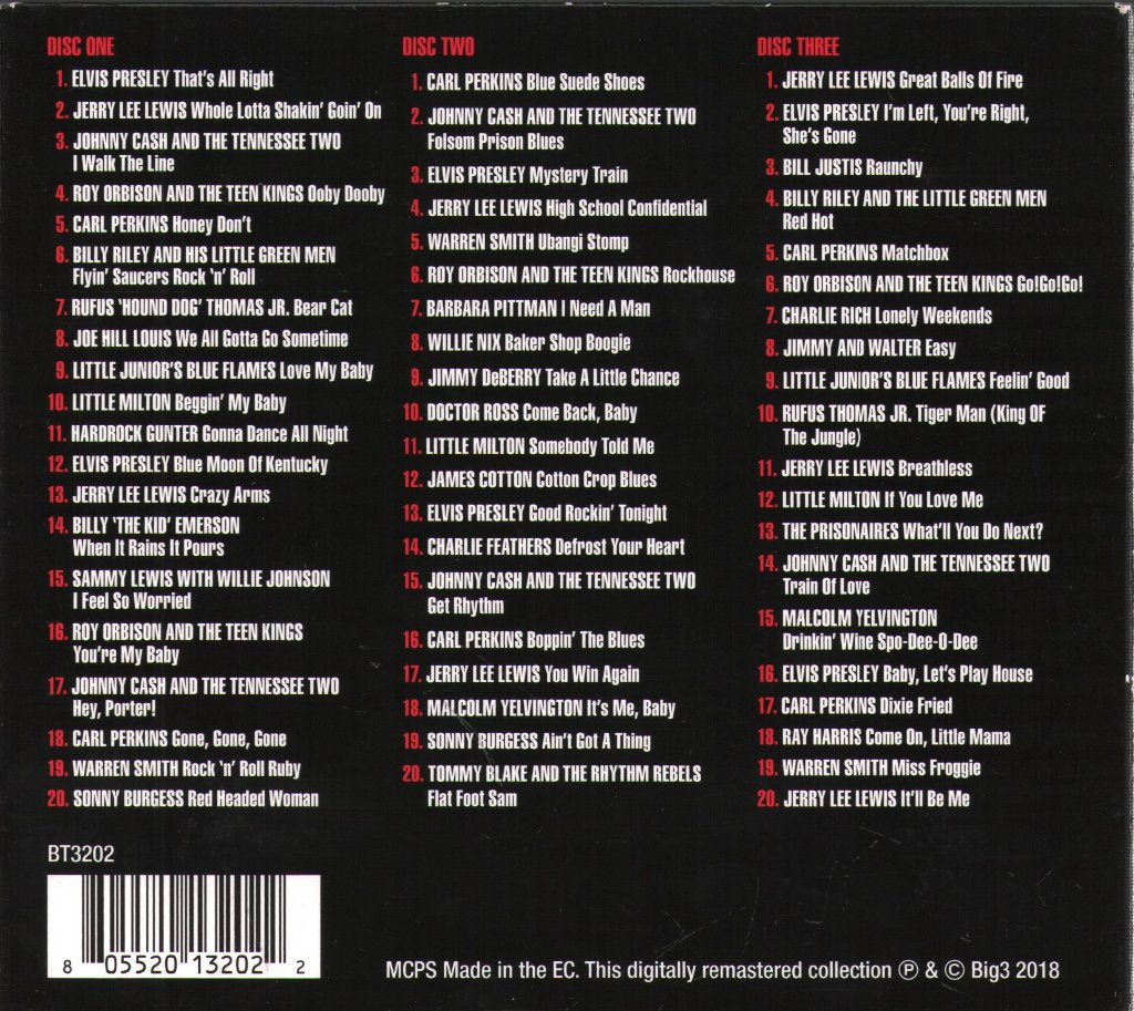 Various Artists - Sun Records - Whole Lotta Shakin' - 60 Essential Recordings - Cd Set