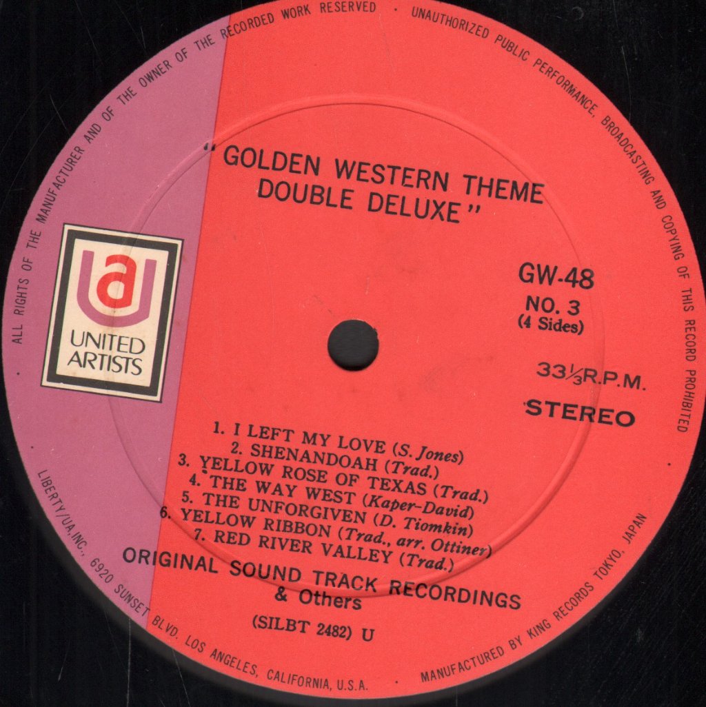 Various Artists - Golden Western Theme - Double Lp