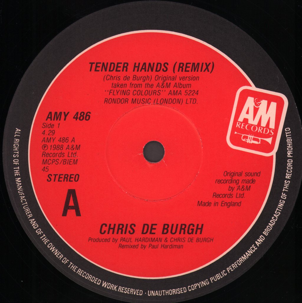 Chris De Burgh - Tender Hands - 12 Inch