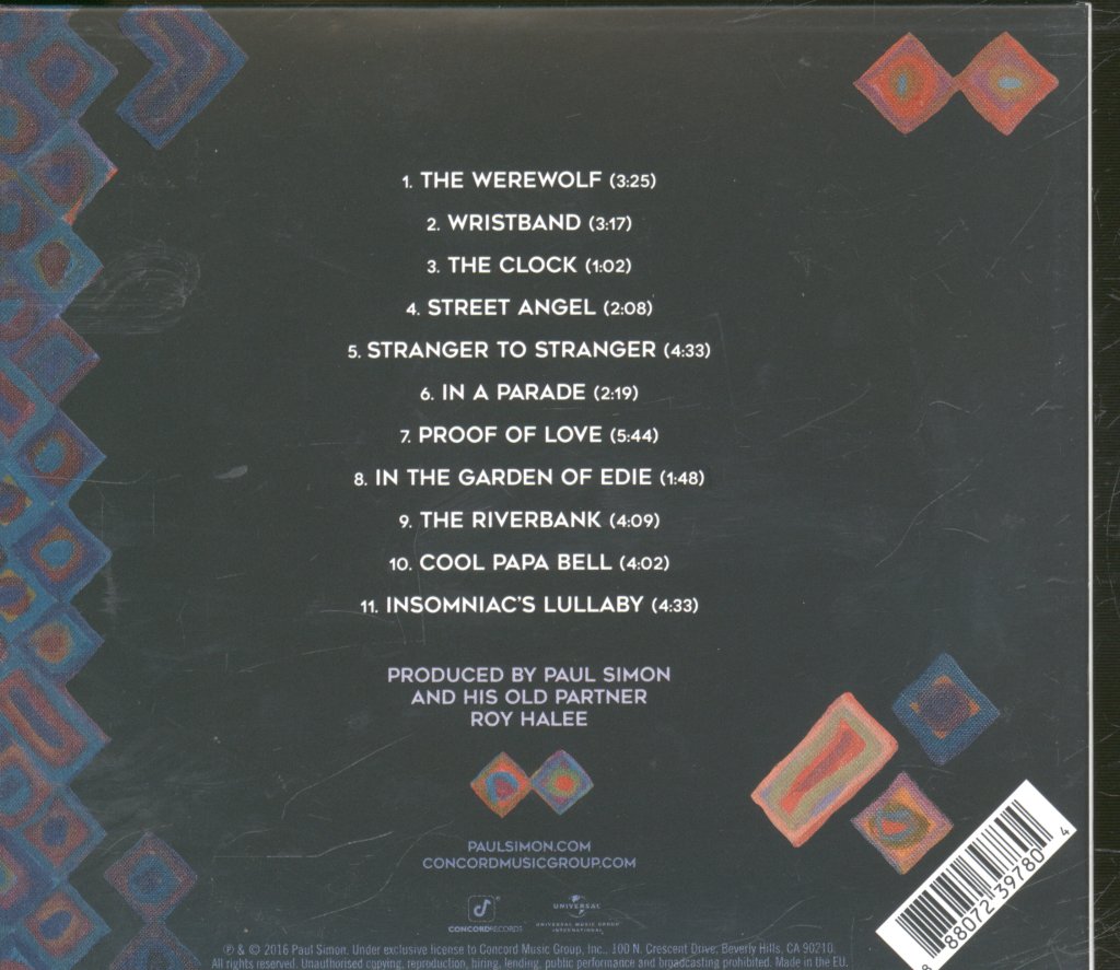 Paul Simon - Stranger To Stranger - Cd