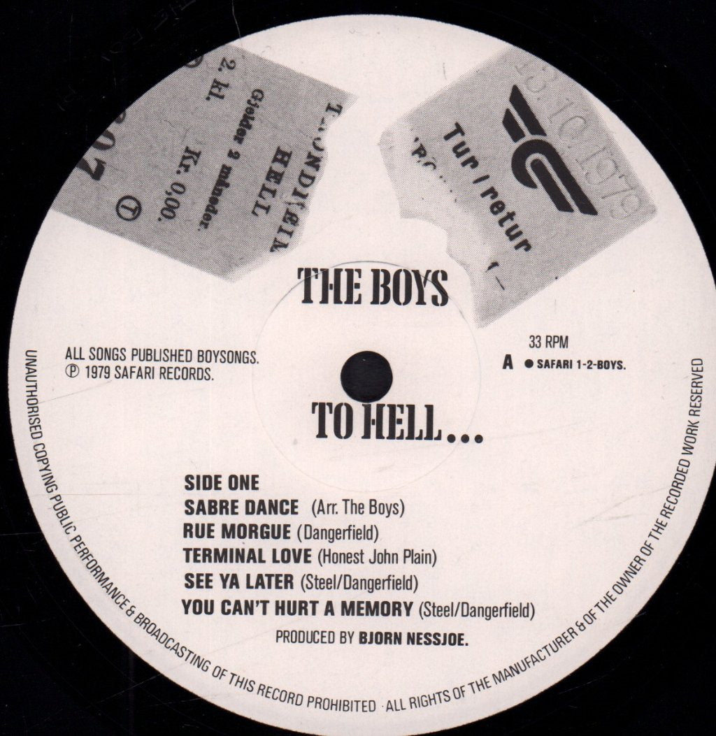 Boys (Punk Group) - To Hell With - Lp