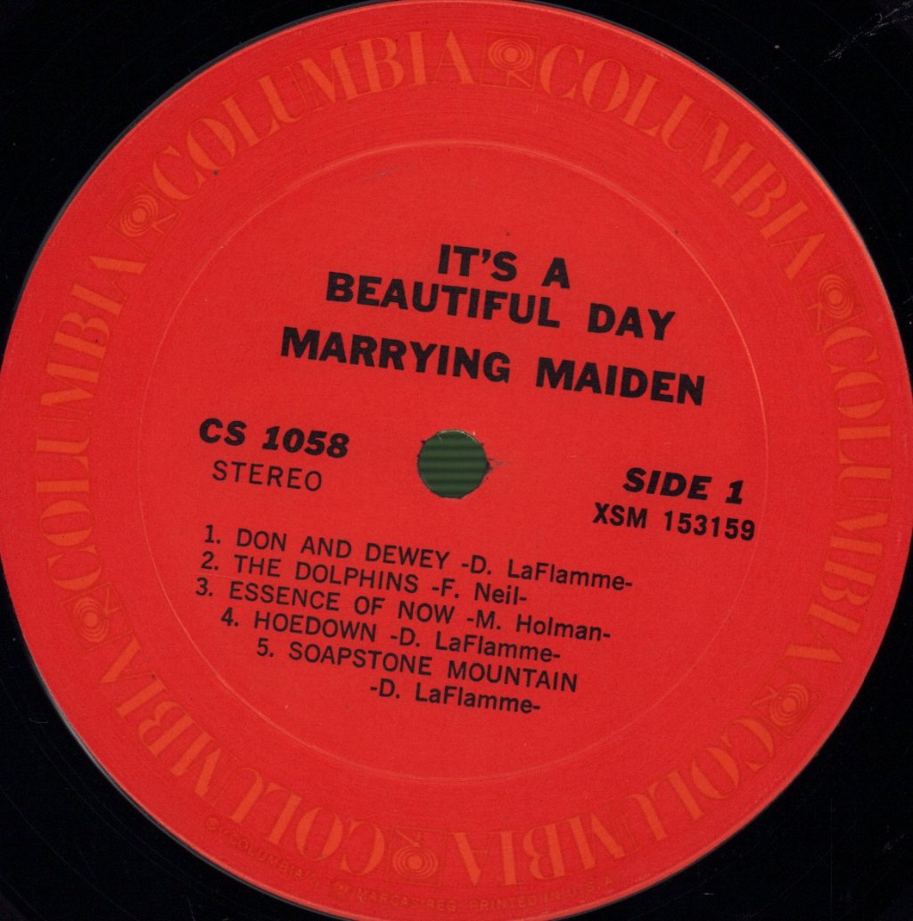 It's A Beautiful Day - Marrying Maiden - Lp