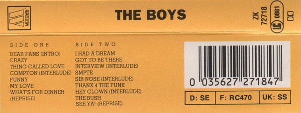 Boys - Boys - Cassette