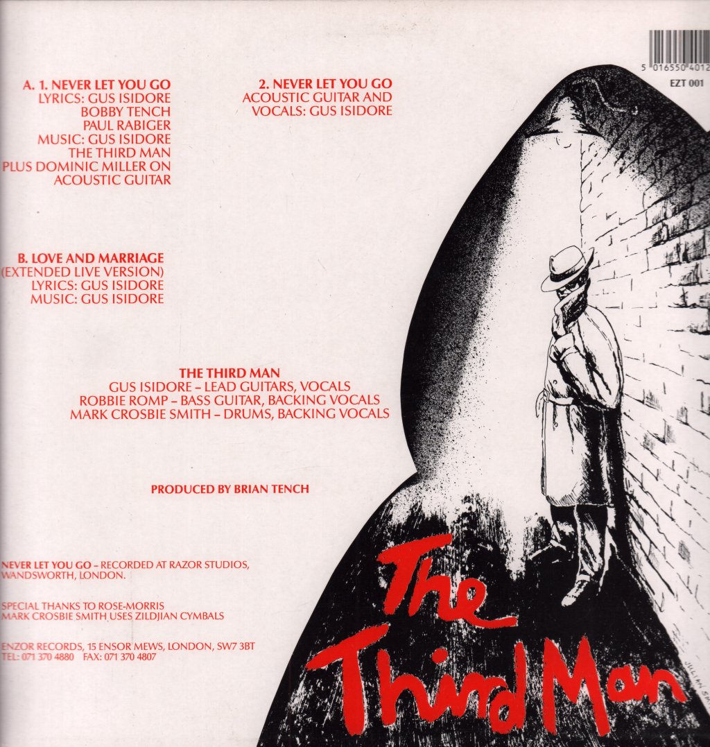 Third Man (Early 90'S Group) - Never Let You Go - 12 Inch