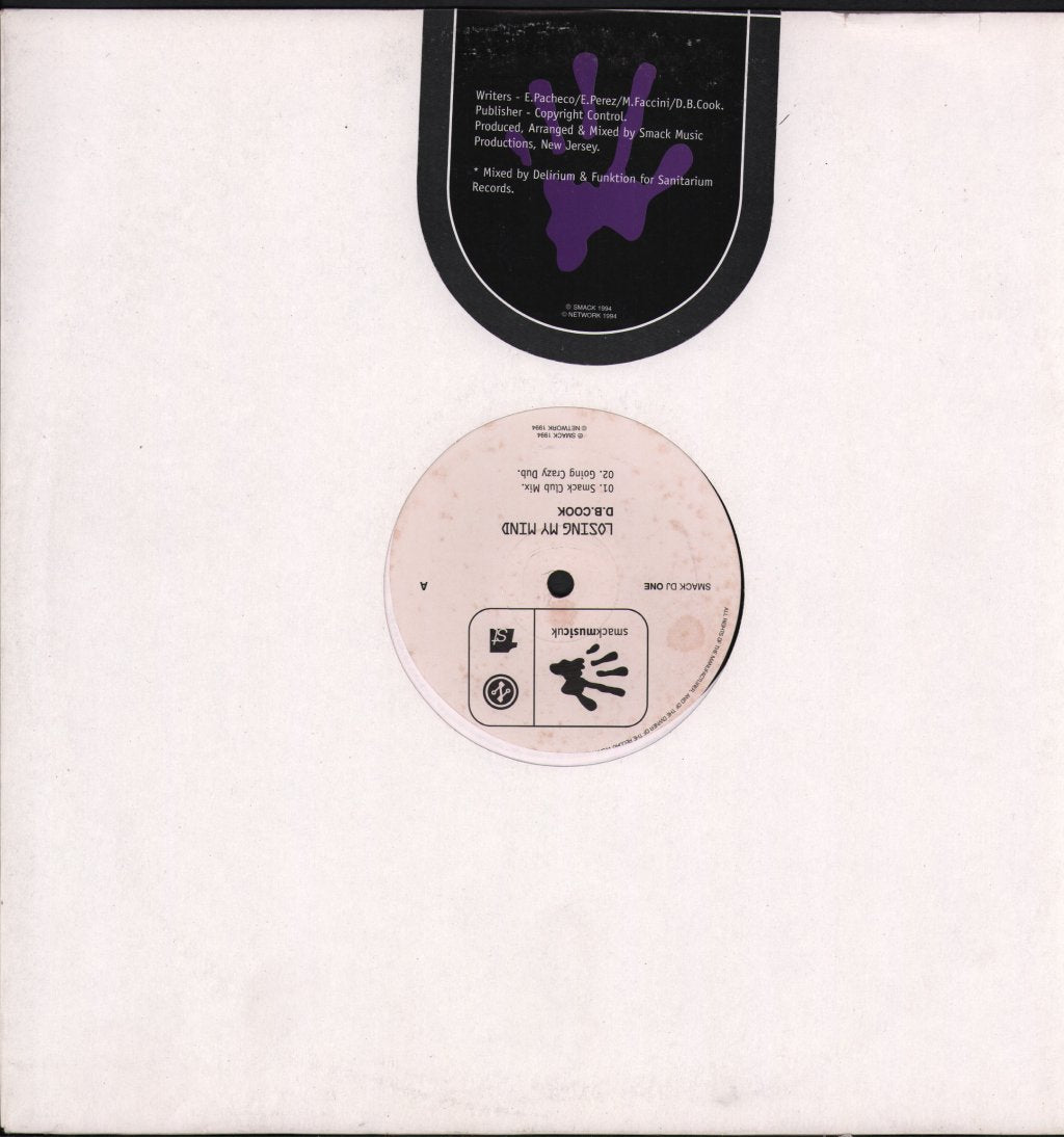 D.B. Cook - Losing My Mind - 12 Inch