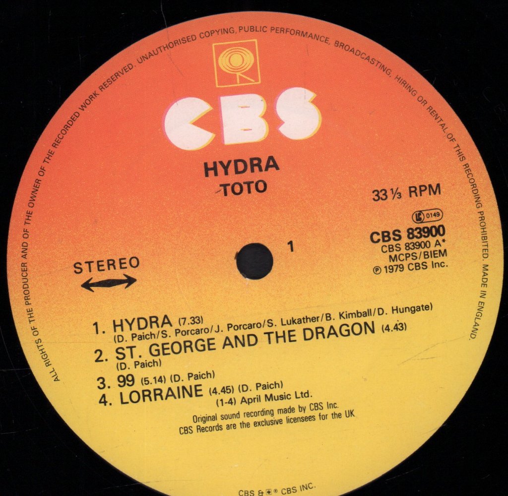 Toto - Hydra - Lp