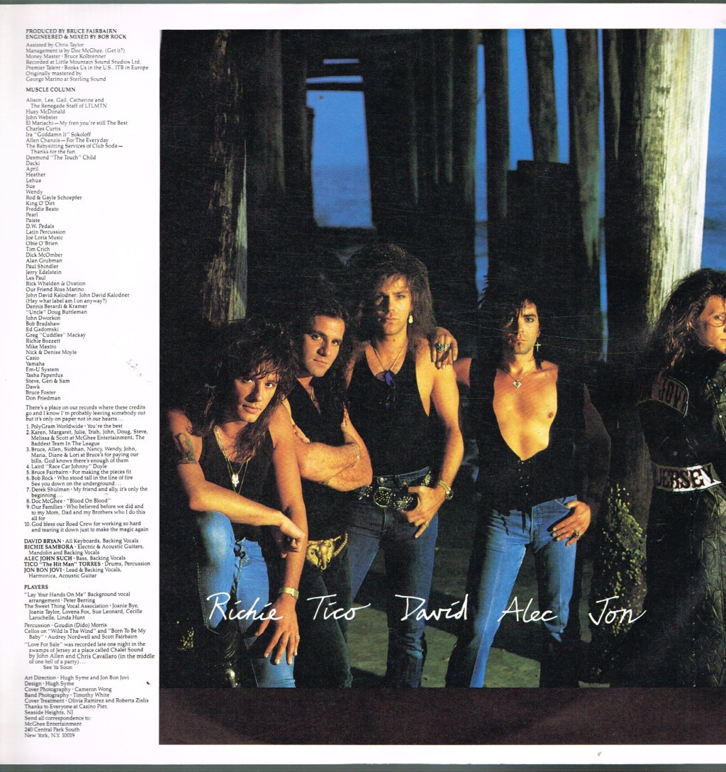 Bon Jovi - New Jersey - Lp