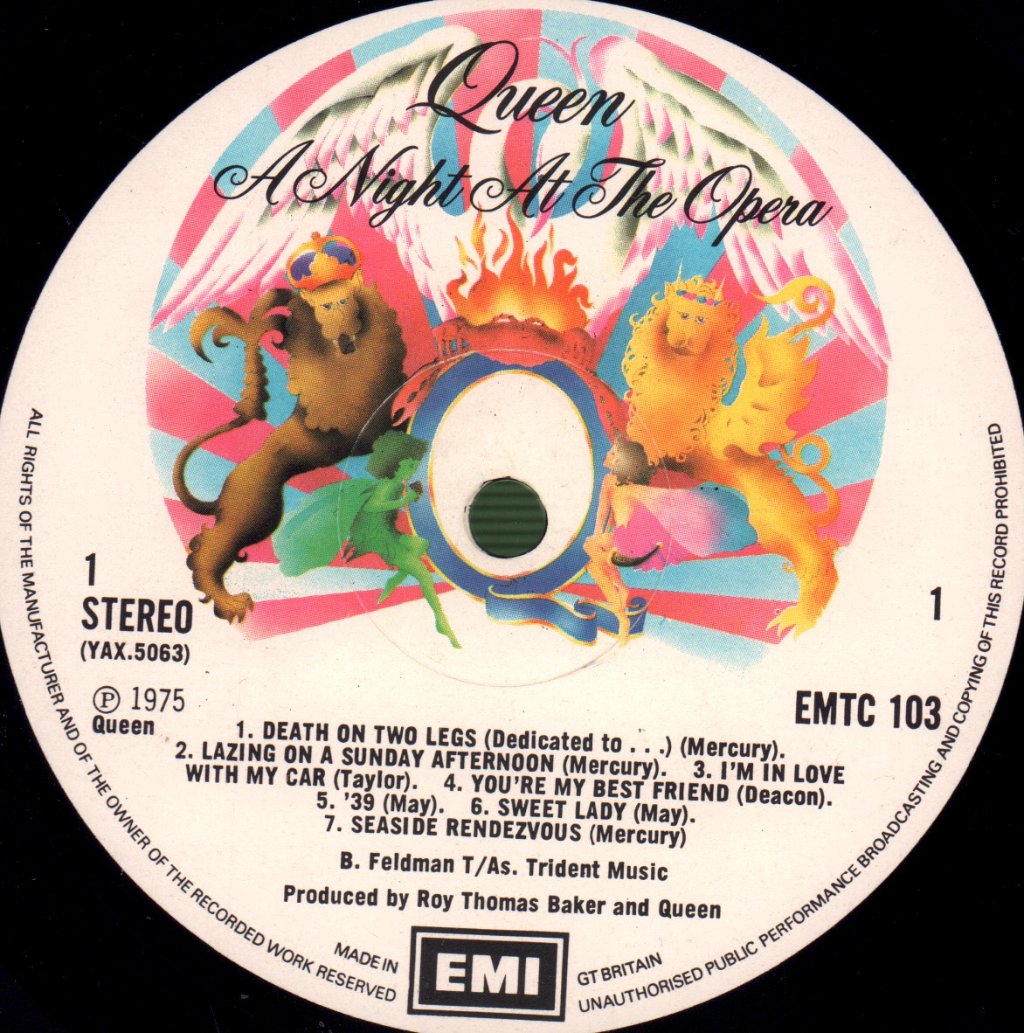 Queen - A Night At The Opera - Lp