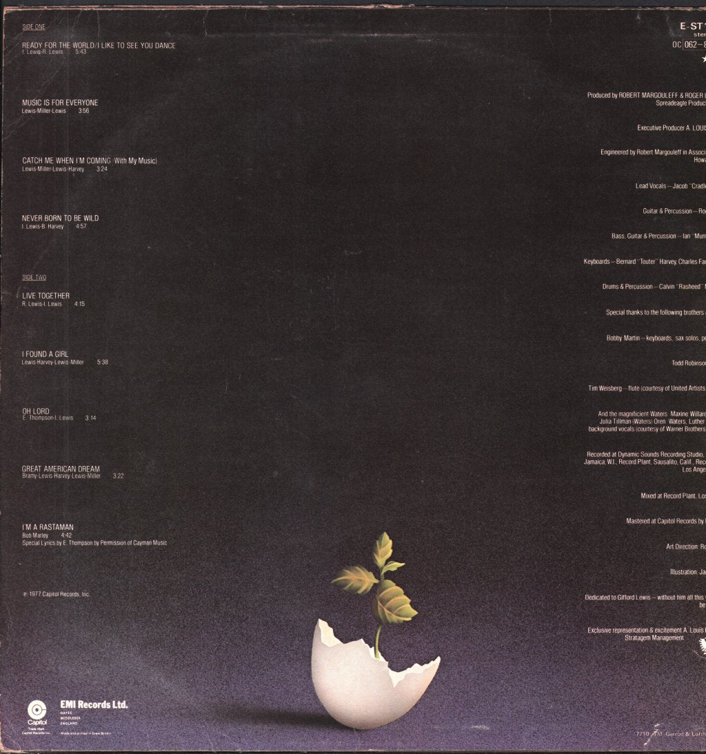 Inner Circle (Reggae) - Ready For The World - Lp