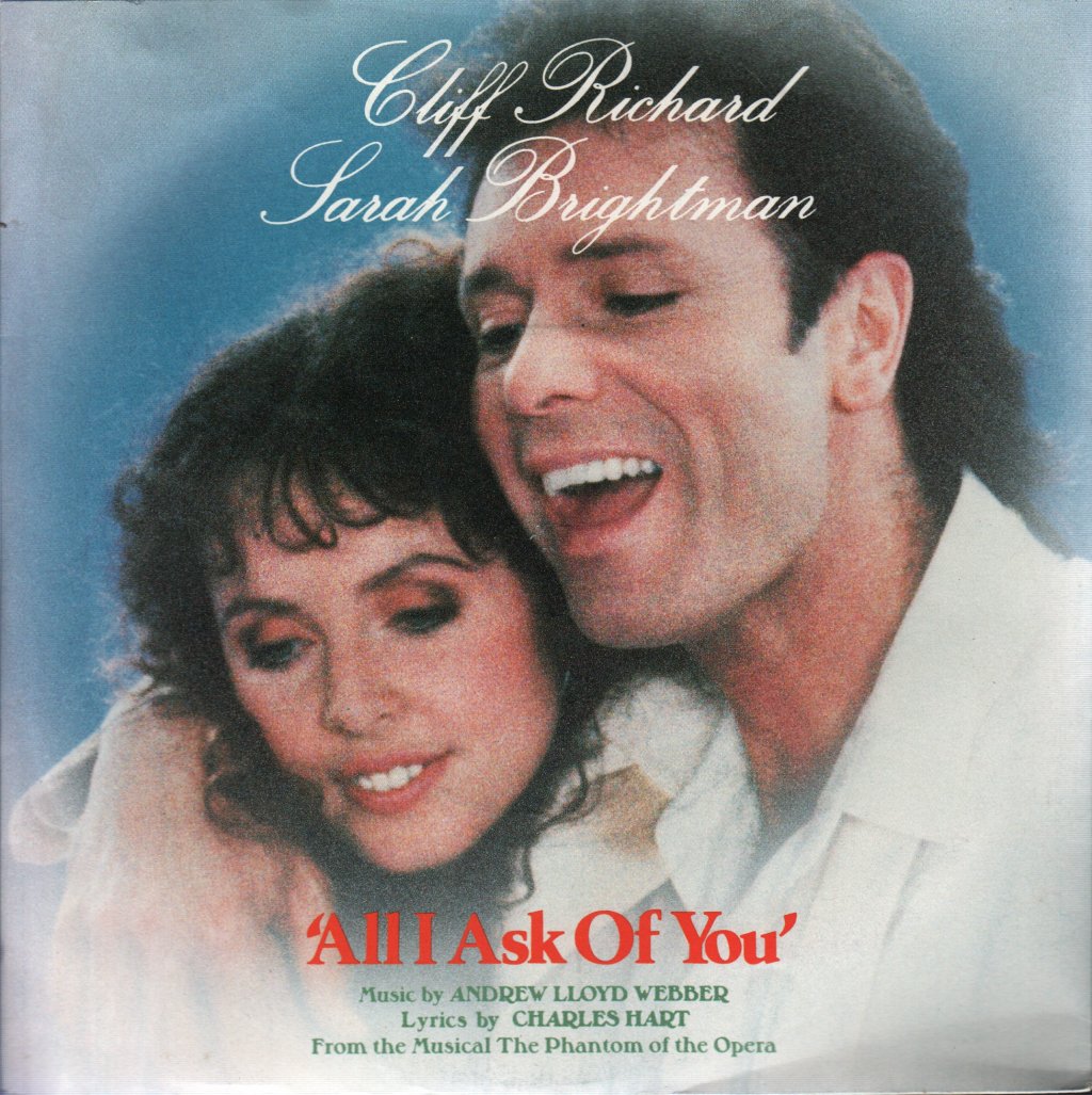 Cliff Richard And Sarah Brightman - All I Ask Of You - 7 Inch