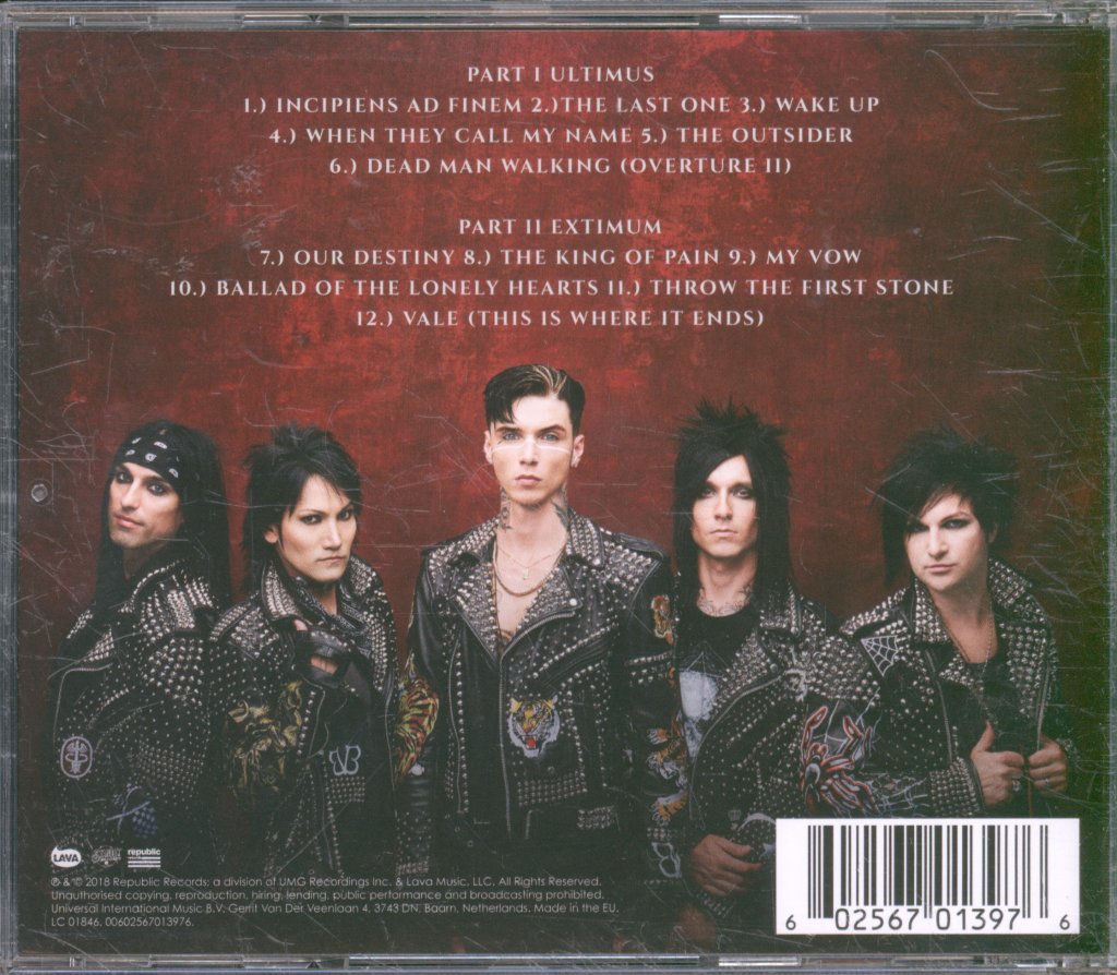 Black Veil Brides - Vale - Cd