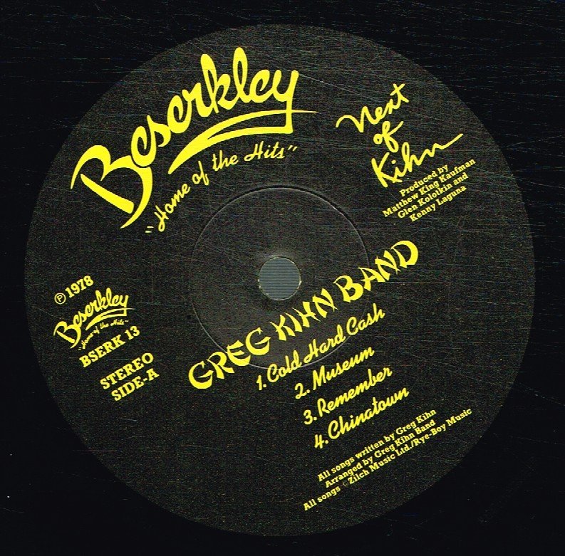 Greg Kihn Band - Next Of Kihn - Lp