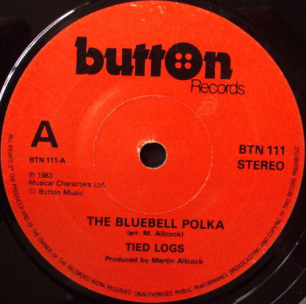 Tied Logs - Bluebell Polka - 7 Inch