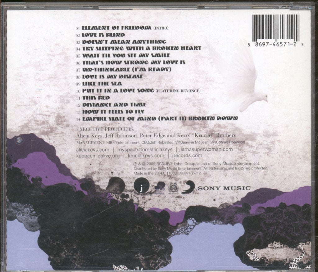 Alicia Keys - Element Of Freedom - Cd