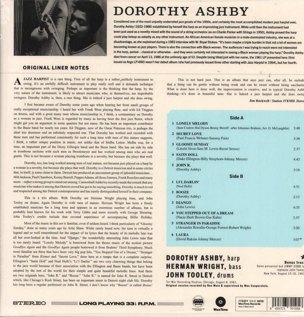 Dorothy Ashby - Dorothy Ashby - Lp