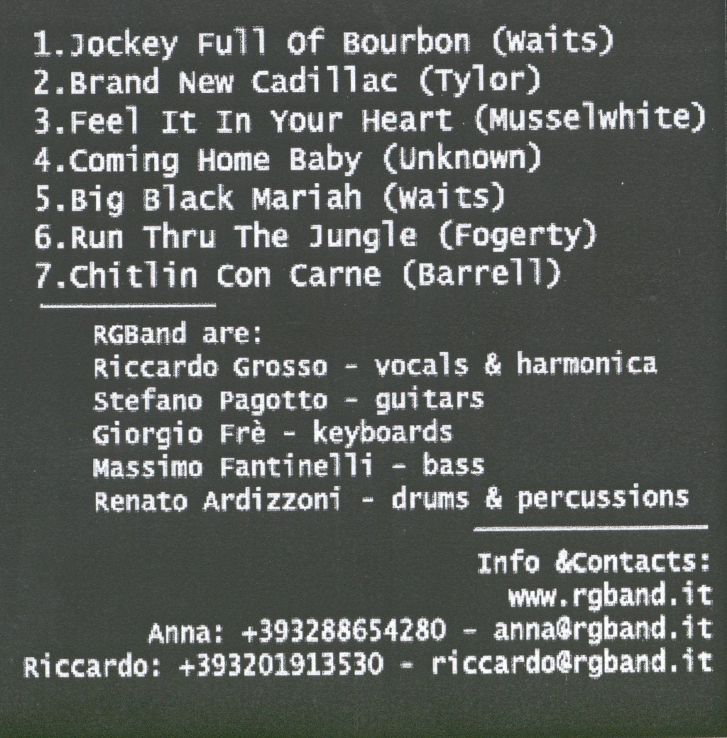 R G Band - Thunders and Roars Demo - Cdr