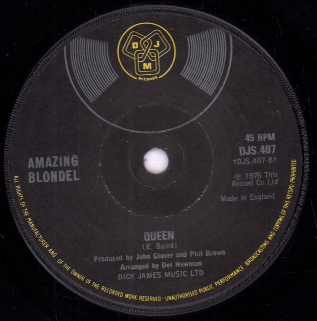 Amazing Blondel - Be So Happy - 7 Inch