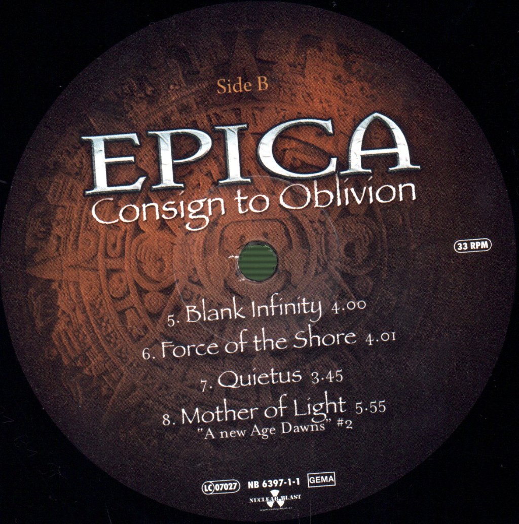 Epica - Consign To Oblivion - Double Lp
