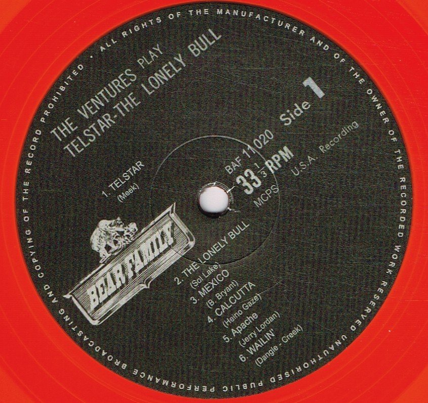 Ventures - Play Telstar - The Lonely Bull - 10 Inch