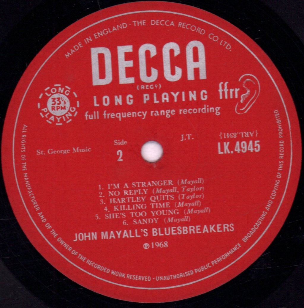 John Mayall's Bluesbreakers - Bare Wires - Lp
