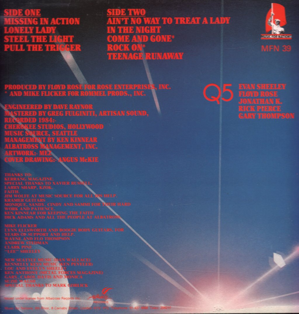 Q5 - Steel The Light - Lp