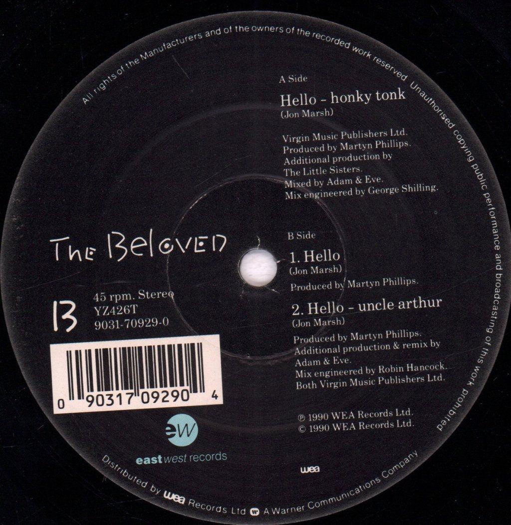 Beloved - Hello - 12 Inch