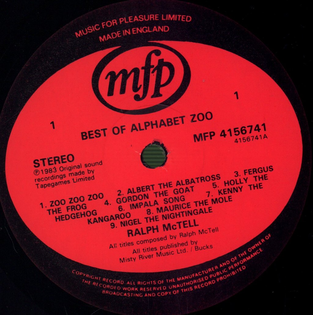 Ralph McTell - Best Of Alphabet Zoo - Lp