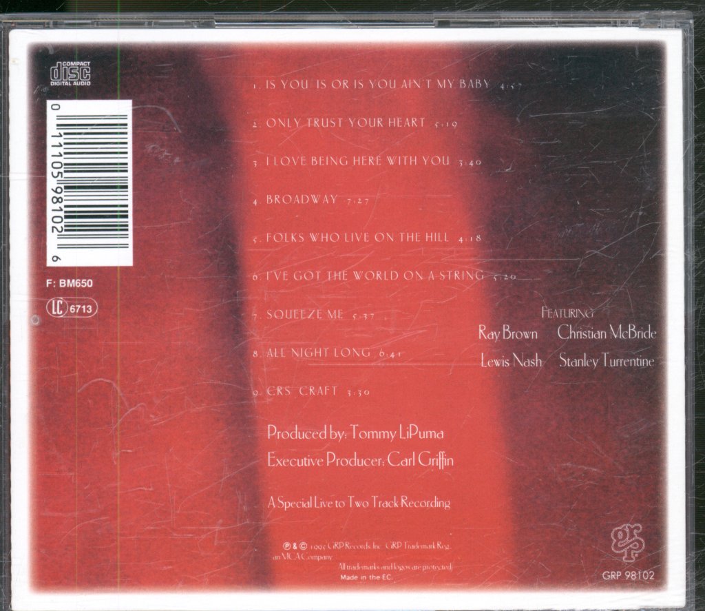 Diana Krall - Only Trust Your Heart - Cd