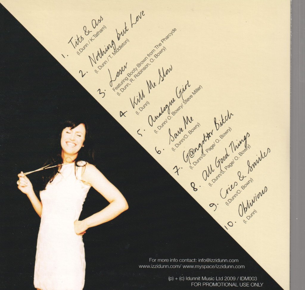 Izzi Dunn - cries and smiles - Cd