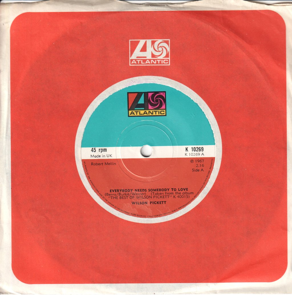 Wilson Pickett - Everybody Needs Somebody To Love - 7 Inch