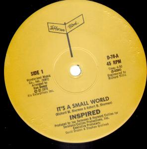 Inspired - It's A Small World - 12 Inch