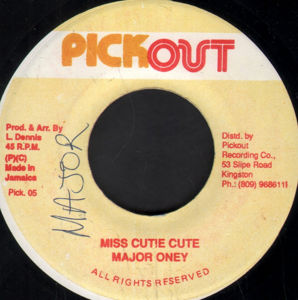 Major Oney - Miss Cutie Cute - 7 Inch