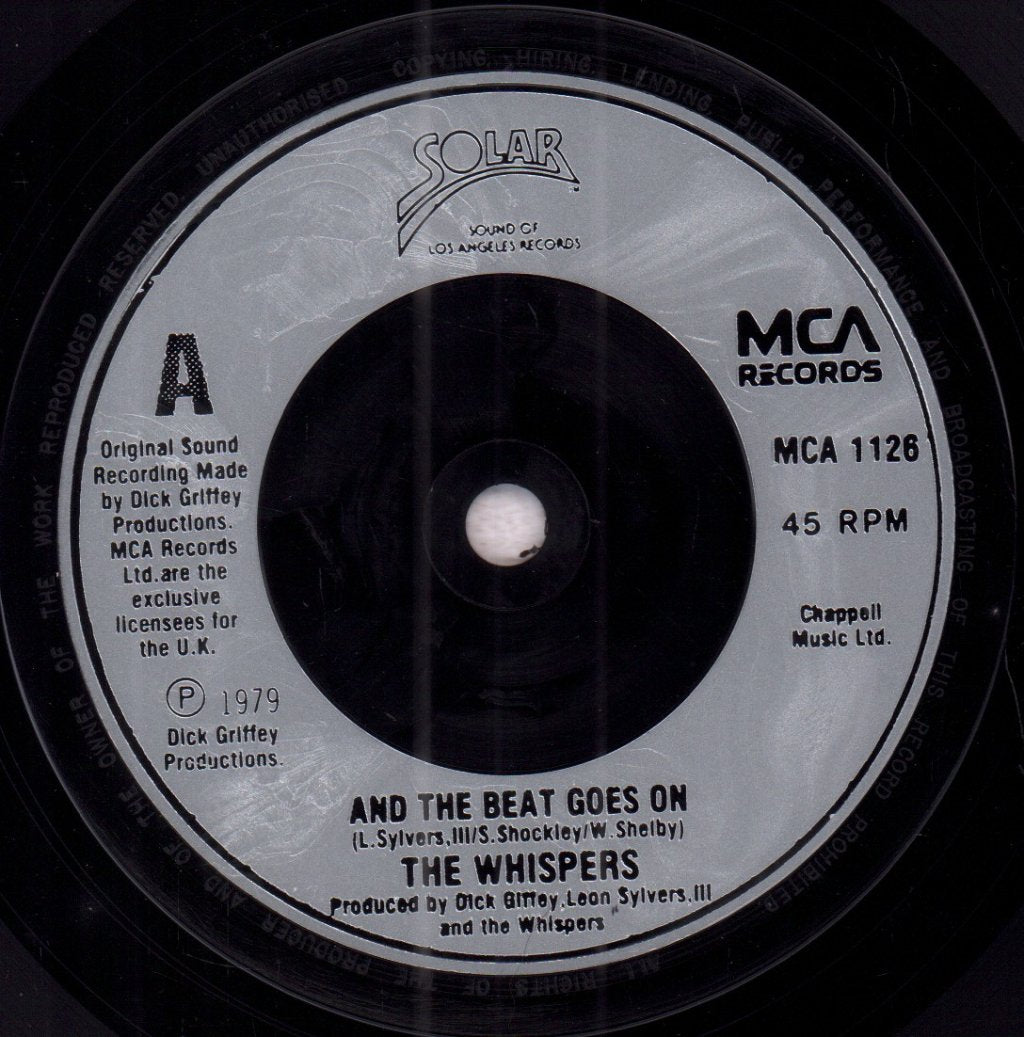 Whispers - And The Beat Goes On - 7 Inch