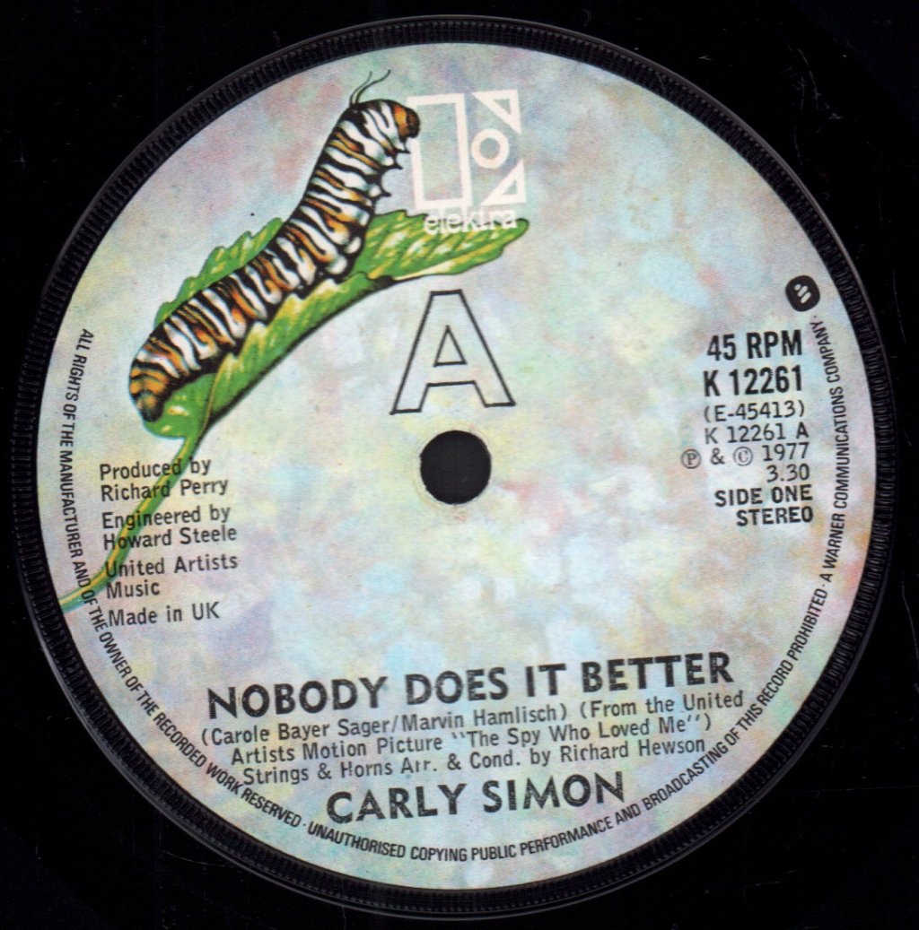 Carly Simon - Nobody Does It Better - 7 Inch