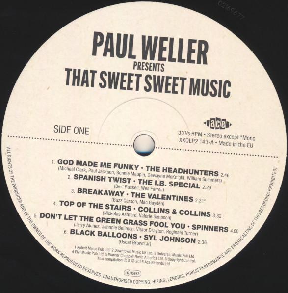 Various Artists - Paul Weller presents: That Sweet Sweet Music - Double Lp