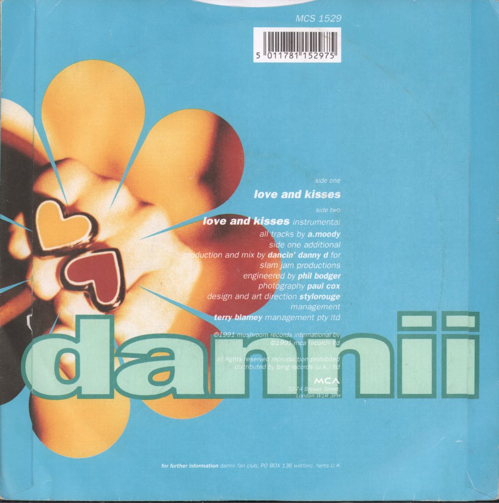 Dannii Minogue - Love And Kisses - 7 Inch