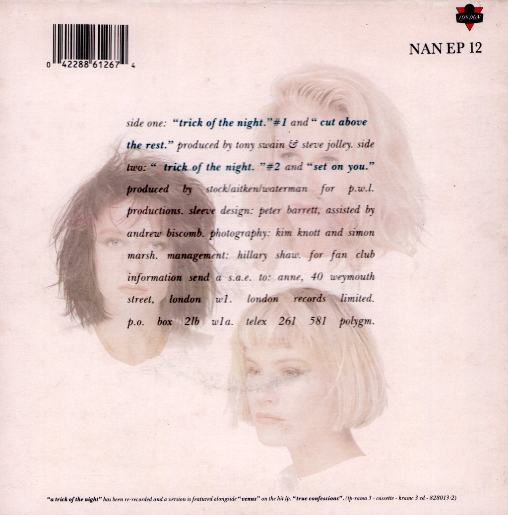 Bananarama - A Trick Of The Night - Double 7 Inch